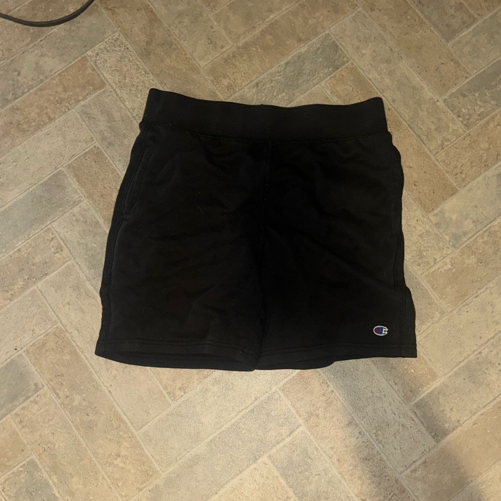 Champion Black Casual Shorts